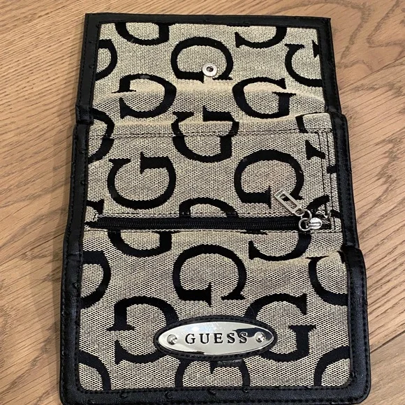 GUESS Black and Tan Wallet - Picture 8 of 13